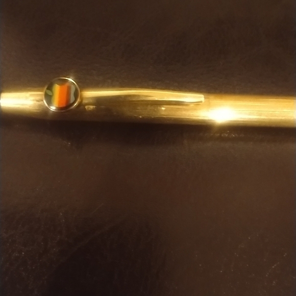 Vintage 1980‎ Cross 10 k gold filled pen with apple  logo - Picture 3 of 8